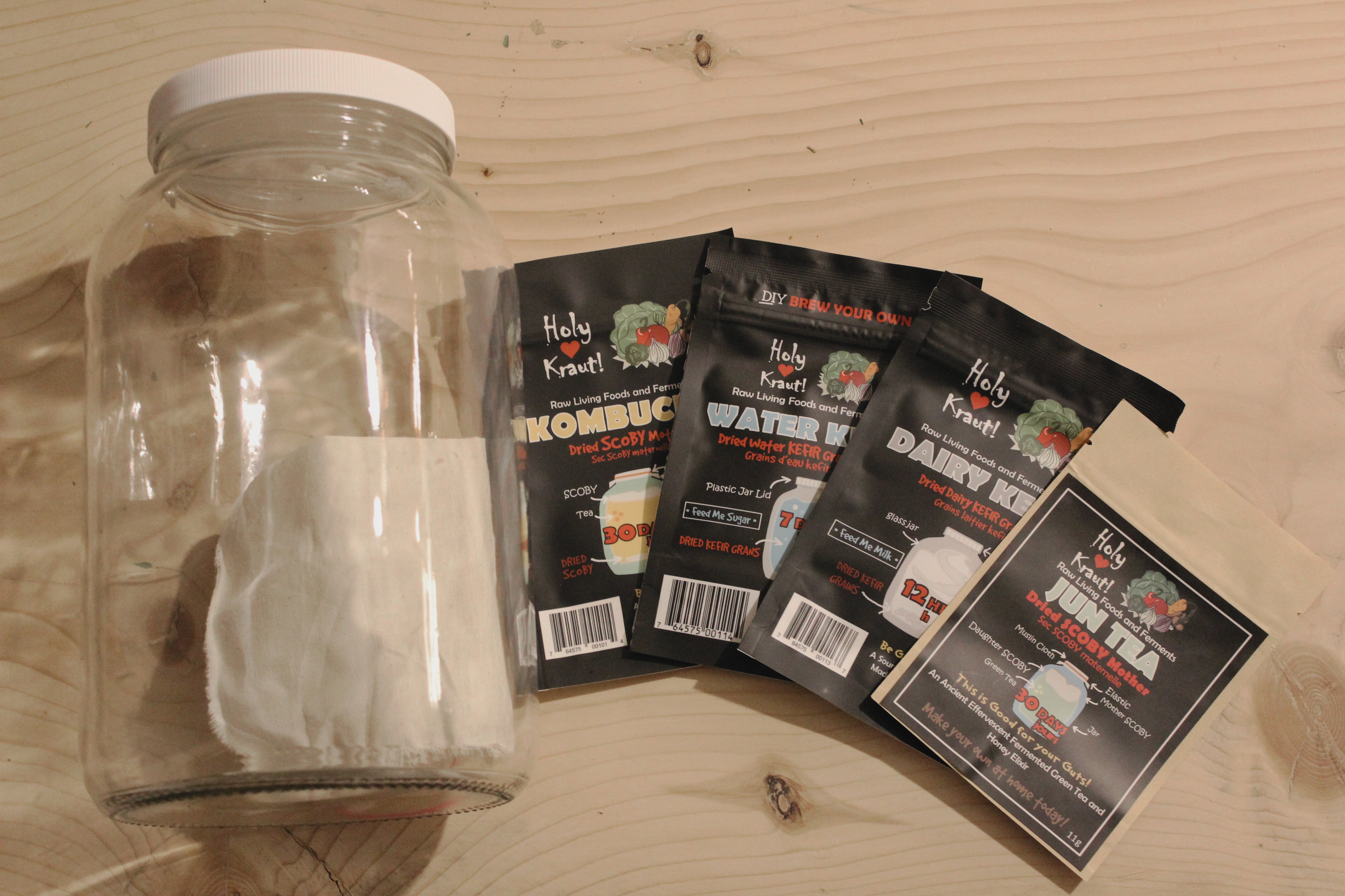 Kefir and Kombucha Kit - 1 Gallon