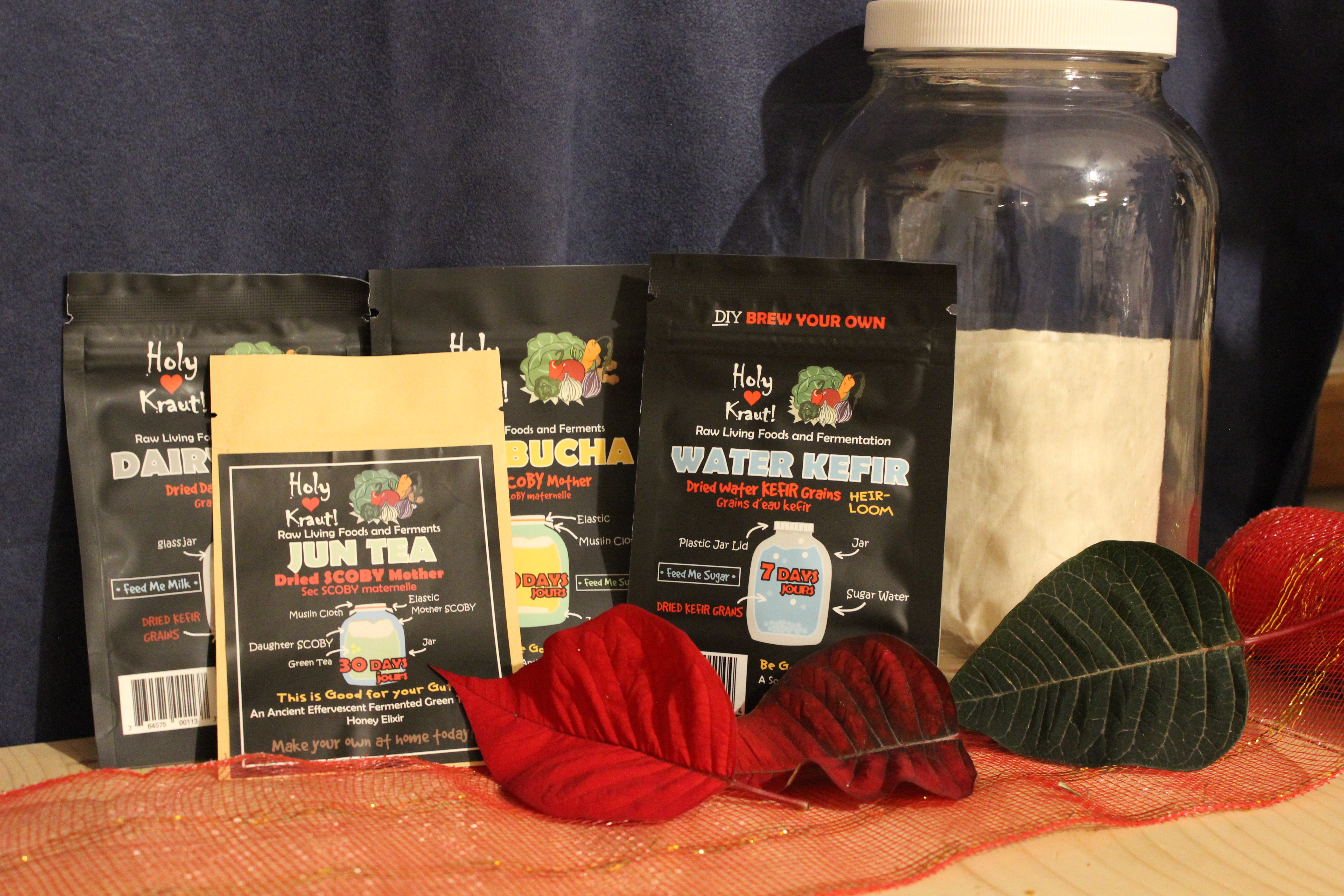 Kefir and Kombucha Kit - 1 Gallon