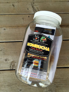 Black Kombucha and Bottle Kit - 1 Gallon